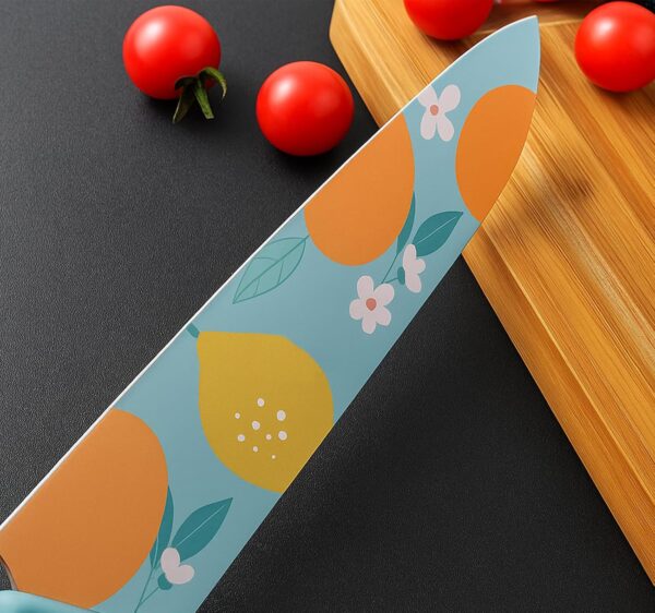 All-Purpose Kitchen Knife Set – 3-Piece Ultra-Sharp Blades with Long-Lasting Edge Retention, Anti-Slip Textured Handles