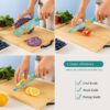 All-Purpose Kitchen Knife Set – 3-Piece Ultra-Sharp Blades with Long-Lasting Edge Retention, Anti-Slip Textured Handles
