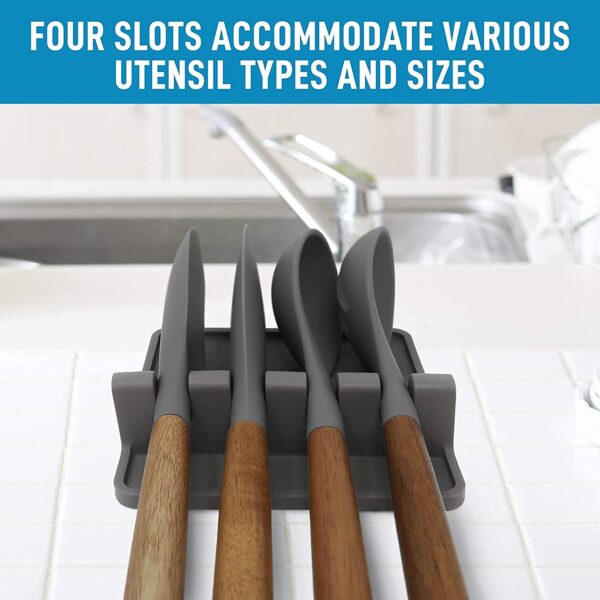 1777971763_Silicone-Utensil-Rest-with-Drip-Pad-for-Multiple-Utensils-Heat-Resistant-BPA-Free-Spoon-Rest-Spoon-Holder-for-Stove-Top-Kitchen-Utensil-Holder-for-Spoons-Ladles-Tongs-More-Multi.jpg Silicone Utensil Rest with Drip Pad for Multiple Utensils, Heat-Resistant, BPA-Free Spoon Rest & Spoon Holder for Stove Top, Kitchen Utensil Holder for Spoons, Ladles, Tongs & More-Multi