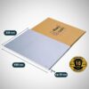 Countertop Stainless Steel Chopping Board 420×325 mm | Rust-Proof Metal Cutting Board for Kitchen| Durable Steel Vegetable Meat Fish Fruit Cutter Board | Hygienic Easy-Clean Food Prep Board
