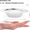 Stanley® Stainless Steel Kitchen Sink Strainer Plug, Filter Stopper Mesh Long Hair Food Blockages Cleaning Tool for Bathroom Kitchen Sink, 11.5 cm (1 Pack)