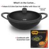 1777996671_Hawkins-Futura-3.5-Litre-Cast-Iron-Kadhai-Naturally-Nonstick-Cast-Iron-Kadai-with-Glass-Lid-Cast-Iron-Cookware-for-Kitchen-Black-CIK35G.jpg Hawkins Futura 3.5 Litre Cast Iron Kadhai, Naturally Nonstick Cast Iron Kadai with Glass Lid, Cast Iron Cookware for Kitchen, Black (CIK35G)