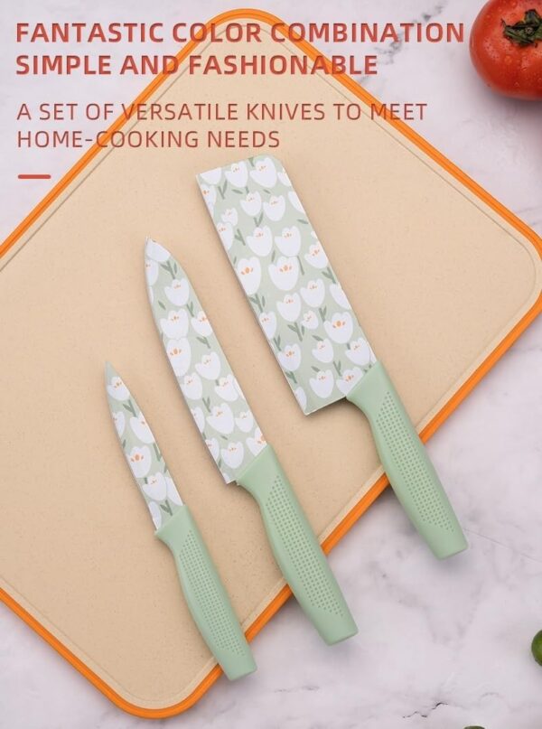 1778012336_3-Piece-Professional-Knife-Set-–-Chef-Knife-Utility-Knife-Santoku-Knife-with-Ergonomic-Handles-High-Carbon-Stainless-Steel-Colour-Coated-Blades.jpg 3-Piece Professional Knife Set – Chef Knife, Utility Knife, Santoku Knife with Ergonomic Handles, High Carbon Stainless Steel, Colour Coated Blades