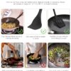 Kitchen Utensils Set-12 Pieces Silicone Cooking Utensils Set (Dishwasher Safe) 392°F Heat Resistant Spatula Set,Kitchen Utensil Set for Nonstick Cookware,Best Kitchen Tools with Holder(BPA Free)