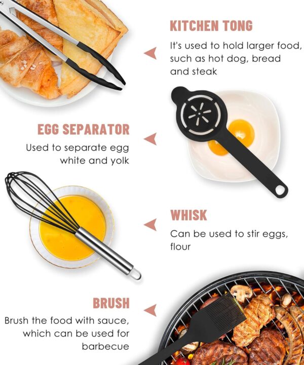 1778030857_Kitchen-Utensils-Set-12-Pieces-Silicone-Cooking-Utensils-Set-Dishwasher-Safe-392°F-Heat-Resistant-Spatula-SetKitchen-Utensil-Set-for-Nonstick-CookwareBest-Kitchen-Tools-with-HolderBPA-Free.jpg Kitchen Utensils Set-12 Pieces Silicone Cooking Utensils Set (Dishwasher Safe) 392°F Heat Resistant Spatula Set,Kitchen Utensil Set for Nonstick Cookware,Best Kitchen Tools with Holder(BPA Free)