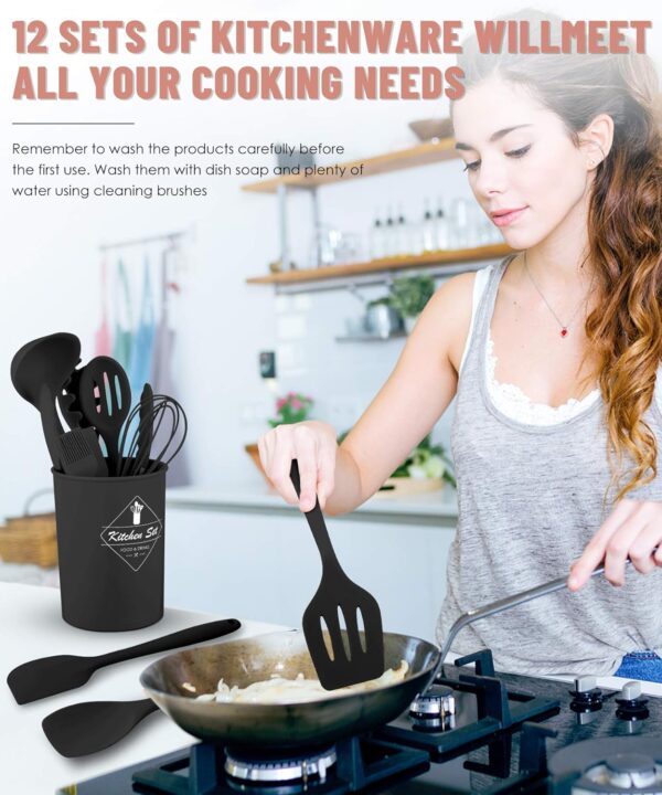 1778030858_Kitchen-Utensils-Set-12-Pieces-Silicone-Cooking-Utensils-Set-Dishwasher-Safe-392°F-Heat-Resistant-Spatula-SetKitchen-Utensil-Set-for-Nonstick-CookwareBest-Kitchen-Tools-with-HolderBPA-Free.jpg Kitchen Utensils Set-12 Pieces Silicone Cooking Utensils Set (Dishwasher Safe) 392°F Heat Resistant Spatula Set,Kitchen Utensil Set for Nonstick Cookware,Best Kitchen Tools with Holder(BPA Free)