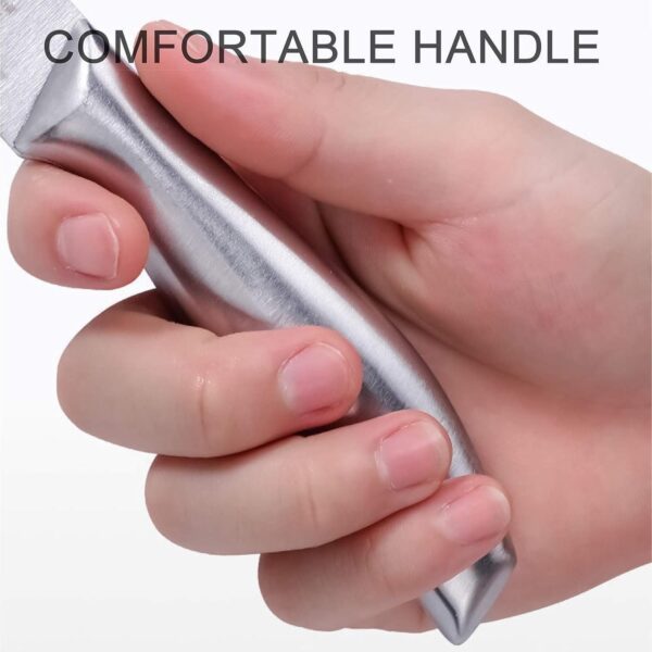1778034773_Stainless-Steel-Utility-Knife-–-Sharp-Precision-Blade-with-Comfortable-Metal-Handle-Small-Kitchen-Knife-for-Peeling-Trimming-Fruit-Meat-Vegetable-CuttingPack-of-1.jpg Stainless Steel Utility Knife – Sharp Precision Blade with Comfortable Metal Handle, Small Kitchen Knife for Peeling, Trimming, Fruit, Meat & Vegetable Cutting(Pack of 1)