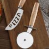 1778049594_Pizza-Cutter-Set-2-in-1-Stainless-Steel-Wheel-Rocker-Knife-with-Wooden-Handle-Serrated-Blade-Pizza-Slicer-and-Rotating-Cutter-for-Kitchen-Baking-Tools-Easy-Slice-for-Pizza-Cheese-and-Bread.jpg Pizza Cutter Set 2-in-1 Stainless Steel Wheel & Rocker Knife with Wooden Handle - Serrated Blade Pizza Slicer and Rotating Cutter for Kitchen Baking Tools | Easy Slice for Pizza, Cheese and Bread