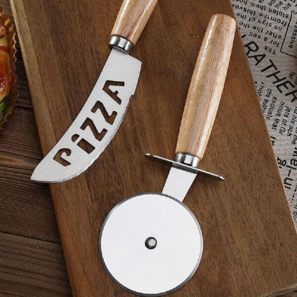 1778049594_Pizza-Cutter-Set-2-in-1-Stainless-Steel-Wheel-Rocker-Knife-with-Wooden-Handle-Serrated-Blade-Pizza-Slicer-and-Rotating-Cutter-for-Kitchen-Baking-Tools-Easy-Slice-for-Pizza-Cheese-and-Bread.jpg Pizza Cutter Set 2-in-1 Stainless Steel Wheel & Rocker Knife with Wooden Handle - Serrated Blade Pizza Slicer and Rotating Cutter for Kitchen Baking Tools | Easy Slice for Pizza, Cheese and Bread