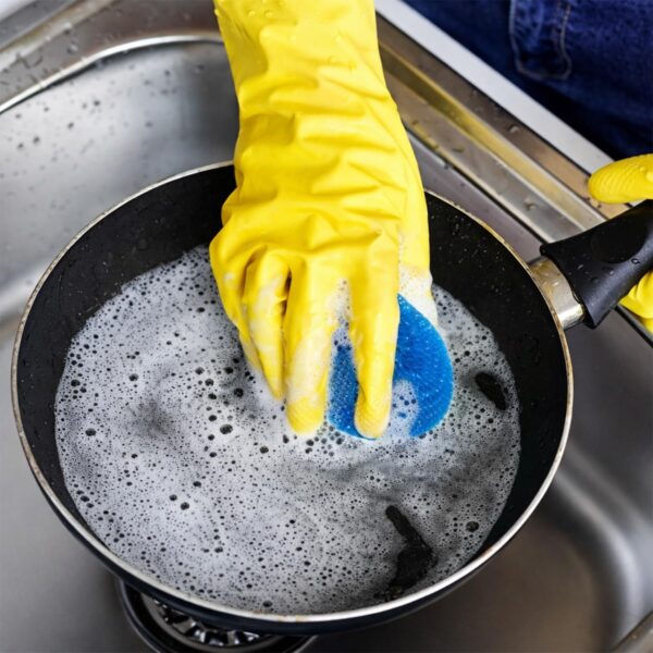 Oblivion Nylon Scrubber 6 Pcs – Multicolor Non-Stick Cookware & Utensils Cleaning Juna, Durable Round Plastic Scrubber Pads for Dishwashing, Kitchen, Bathroom & Car, Multi-Use Non-Scratch Sponges