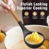 Snivy Kitchen Utensil Set 12-Piece, Silicone Cooking Utensils, Cooking Cutlery Set, Non-Stick Cooking Set, Kitchen Utensils Heat Resistant Cookware with Wooden Handle, Dishwasher Safe