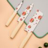 Decorative Kitchen Knife Set – 3-Piece Stainless Steel Blades with Non-Slip Grip Handles, Perfect for Chopping Vegetables, Fruits, Meat, Bread and Everyday Cooking Tasks