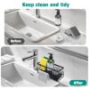 1778122593_Sink-Storage-Rack-Kitchen-Organiser-Stainless-Steel-Storage-Box-with-Drip-Tray-Suitable-for-Storing-Sponges-Towels-and-Tea-Towels-Black.jpg Sink Storage Rack, Kitchen Organiser, Stainless Steel Storage Box with Drip Tray, Suitable for Storing Sponges, Towels and Tea Towels (Black)