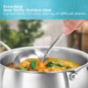 Hawkins 3L Pro Triply Stainless Steel Handi with Steel Handles and Steel Lid, Silver (PSH30S)