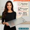 OrganizeMee Premium (35x30cm) Stainless Steel Chopping Board | Steel Kitchen Counter top for Cutting, Vegetable Chopper, for Meat & Veggies Items, Chopping Board Steel pad (Medium Platform)
