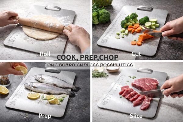 1778214836_Premium-304-Stainless-Steel-Chopping-Board-for-Kitchen-with-Built-in-Handle-Curved-Head-–-Heavy-Duty-Non-Slip-Chopping-Board-for-Meat-Fruits-Vegetables-Hygienic-Durable-Knife-Safe-10-14.jpg Premium 304 Stainless Steel Chopping Board for Kitchen with Built-in Handle & Curved Head – Heavy Duty Non-Slip Chopping Board for Meat, Fruits & Vegetables | Hygienic, Durable & Knife-Safe (10 * 14)