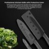 Stainless Steel Professional Kitchen Knife Set 3 Piece Meat and Chef's Knife with Non-Slip Handle Manual Sharpening for Home and Restaurant Use (3 Pcs Knife)