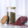 1778347469_1050ML-Kitchen-Storage-Borosilicate-Glass-Jar-Container-with-Air-Tight-Bamboo-Wooden-Lid-Storage-Containers-Round-Shape-for-SugarCandy-Cookie-Rice-and-Spice-Jar-1050ML-JARS-6-PCS.jpg 1050ML Kitchen Storage Borosilicate Glass Jar Container with Air Tight Bamboo Wooden Lid Storage Containers Round Shape for Sugar,Candy, Cookie, Rice and Spice Jar (1050ML JARS, 6 PCS)