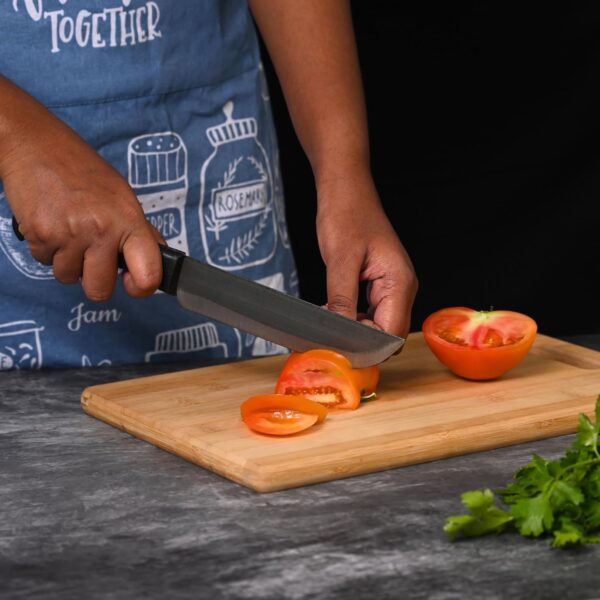 YATTA Slice Hand-Forged Iron Multipurpose Kitchen Knife Set of 2 | Iron Knife 6 Inch Blade with Fibre Handle | Kitchen Knife for Home, Ideal for Fish, Vegetables & Meat | Ultra-Sharp & Durable