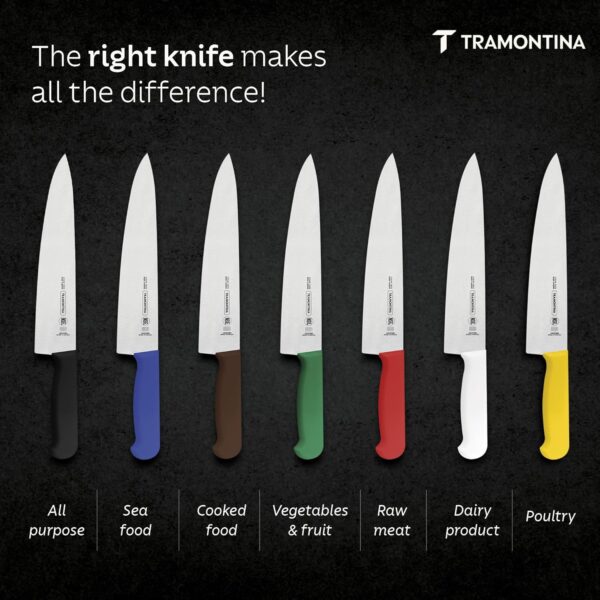 1778473897_TRAMONTINA-Professional-Chef-Knife-20-cm-Sub-Zero-Treated-Stainless-Steel-Blade-Antimicrobial-Polypropylene-Handle-Heavy-Duty-Meat-Cutting-Butcher-Knife-Green.jpg TRAMONTINA Professional Chef Knife 20 cm | Sub-Zero Treated Stainless Steel Blade | Antimicrobial Polypropylene Handle | Heavy-Duty Meat Cutting & Butcher Knife | Green