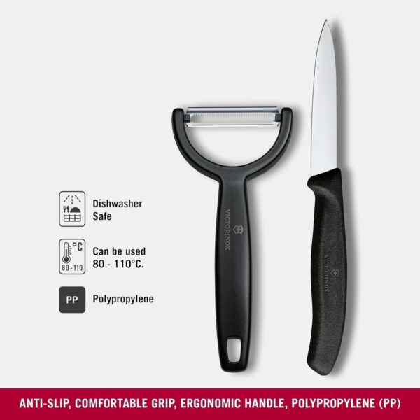 1778496991_Victorinox-Swiss-Made-Stainless-Steel-Swiss-Classic-Paring-Knife-Kitchen-Knife-8-cm-Straight-Edge-with-Y-Peeler-Set-2-Pcs-Black-6.7113.22.jpg Victorinox Swiss Made Stainless Steel Swiss Classic Paring Knife Kitchen Knife 8 cm Straight Edge with Y-Peeler Set (2 Pcs) Black | 6.7113.22