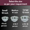 1778500675_Febzona-Large12-inch-fruit-basket-with-lid-net-cover-stainless-steel-fruits-storage-basket-fruit-basket-for-dining-table-vegetable-storeg-basket-kitchen-LARGE-12-INCH.jpg Febzona Large12 inch fruit basket with lid net cover | stainless steel fruits storage basket fruit basket for dining table vegetable storeg basket kitchen (LARGE 12 INCH)