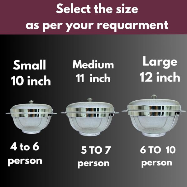 1778500675_Febzona-Large12-inch-fruit-basket-with-lid-net-cover-stainless-steel-fruits-storage-basket-fruit-basket-for-dining-table-vegetable-storeg-basket-kitchen-LARGE-12-INCH.jpg Febzona Large12 inch fruit basket with lid net cover | stainless steel fruits storage basket fruit basket for dining table vegetable storeg basket kitchen (LARGE 12 INCH)