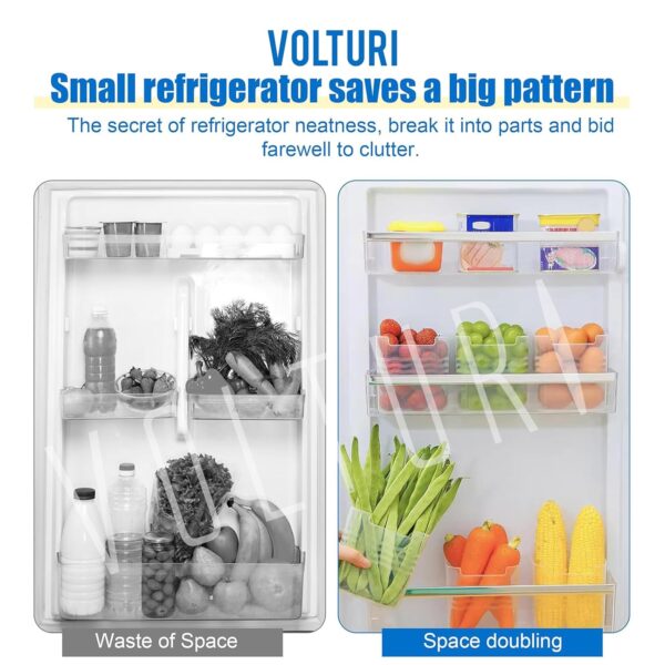 1778530463_VOLTURI-Fridge-Organiser-Storage-Boxes-Pack-of-6-Fridge-Organizer-Fridge-Storage-Containers-Kitchen-Storage-Box-Containers-for-Kitchen-Storage-Fruits-Vegetables-Pulses-Cereals-Grains-950-ML.jpg VOLTURI Fridge Organiser Storage Boxes (Pack of 6), Fridge Organizer, Fridge Storage Containers, Kitchen Storage Box, Containers for Kitchen Storage, Fruits, Vegetables, Pulses, Cereals, Grains 950 ML