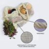1778557017_NECAVU-100-Cotton-Set-of-6-Fridge-Drawstring-Bags-Eco-Friendly-Natural-Vegetables-Storage-Mesh-Net-for-Fridge-Multi-Purpose-Cotton-Mesh-Bag-Natural.jpg NECAVU 100% Cotton Set of 6 Fridge Drawstring Bags | Eco-Friendly Natural Vegetables Storage Mesh Net for Fridge | Multi-Purpose Cotton Mesh Bag (Natural)