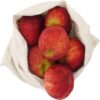 Fab Ellite Cotton Vegetable Storage Bags Fridge bag | Reusable Muslin Refrigerator Produce bag with Drawstrings (10 x 13 inch, Pack of 8) | Washable Cloth Bags for Fruits & Vegetables