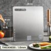 1778602162_Porslin-by-Philips-Stainless-Steel-Chopping-Board-Large-Chopping-Board-Steel-Vegetable-Cutting-Board-Steel-for-Kitchen-Use-SS-Chopper-Board-Metal-Cutter-Board-Large-36X31cm-Premium-Heavy-Duty.jpg Porslin by Philips Stainless Steel Chopping Board Large, Chopping Board Steel Vegetable Cutting Board Steel for Kitchen Use SS Chopper Board, Metal Cutter Board Large 36X31cm Premium Heavy Duty
