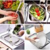 1778651300_Kreshu-Stainless-Steel-Oval-Fine-Mesh-Colander-Strainer-with-Rubber-Rubber-Grip-Handle-Multi-Functional-Large-Over-The-Sink-Basket-Expandable-Drainer-for-Rinse-Vegetables-Fruits-Pack-of-1.jpg Kreshu Stainless Steel Oval Fine Mesh Colander Strainer with Rubber Rubber Grip Handle| Multi-Functional Large Over The Sink Basket Expandable Drainer for Rinse Vegetables Fruits (Pack of 1)