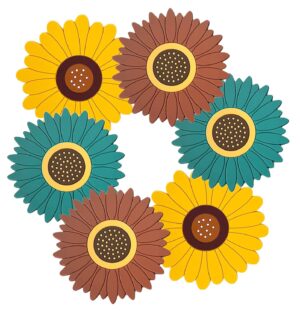Silicone Trivet Mat Set of 6 - Trivets for Pots & Hot Dish - Trivet Mat for Hot Pots Cup Mats Coasters - Kitchen Decor Mats (Set of 6, Big, Multi)