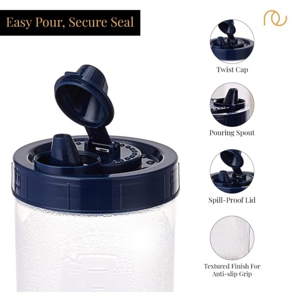 1779611596_Frenchware-Oil-Dispenser-Pack-of-2-1-Litre-Each-100-Food-Grade-BPA-Free-Plastic-Ideal-for-Storing-Pouring-Liquids-Cooking-Oils-Refined-Oils-Olive-Oil-Vinegar-Soy-Sauce-Blue.jpg Frenchware Oil Dispenser (Pack of 2, 1 Litre Each) 100% Food-Grade, BPA-Free Plastic, Ideal for Storing & Pouring Liquids, Cooking Oils, Refined Oils, Olive Oil, Vinegar, Soy Sauce (Blue)