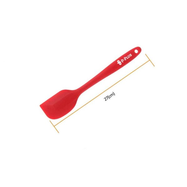 Premium Big Silicone Spatula for Cooking Set of 2 | Non-Stick Silicone Spatula Set for Cooking & Baking, Seamless Design, Heat-Resistant -40°C to 230°C | Kitchen Utensil | Food-Grade & BPA-Free | Red