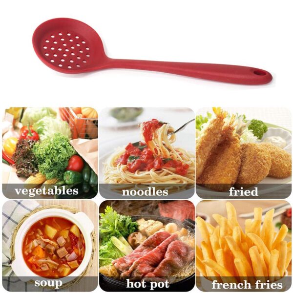 1779820187_4-Piece-Red-Silicone-Cooking-Utensils-Set-Turner-Spatula-Skimmer-Ladle-and-Spoon-Spatula-Nonstick-Eco-Kitchen-Utensils-Set-480oF-Heat-Resistant-4C-Red.jpg 4-Piece Red Silicone Cooking Utensils Set - Turner Spatula, Skimmer, Ladle and Spoon Spatula - Nonstick Eco Kitchen Utensils Set 480ºF Heat-Resistant 4C (Red)