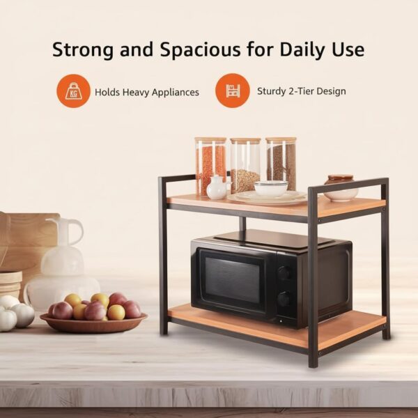 1779913470_TEKAVO-Metal-Multi-Purpose-Rack-for-Microwave-Oven-OTG-Kitchen-Organizer-Brown-60.5L-x-40.2W-X-50.7H-CM.jpg TEKAVO Metal Multi-Purpose Rack for Microwave | Oven | OTG | Kitchen Organizer | Brown | 60.5L x 40.2W X 50.7H CM