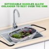 1780199870_FRESHOME-Stainless-Steel-Multipurpose-Expandable-Square-Colander-Strainer-Or-Washer-Bowl-Rice-Fruits-Vegetables-And-Grains-To-Filter-Easily-In-Kitchen-Bowl-35L-x-24W-x-11.8H-cm-Silver.jpg FRESHOME Stainless Steel Multipurpose Expandable Square Colander Strainer Or Washer Bowl, Rice, Fruits, Vegetables And Grains To Filter Easily In Kitchen Bowl, 35L x 24W x 11.8H cm, Silver