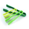 3 Piece Multifunctional Plastic Food Tongs Kitchen Bread Non-Slip Cooking 3 Piece Multifunctional Plastic Food Tongs Kitchen Bread Non-Slip Cooking Clip Clamp BBQ Salad Tools Grill Utensils - 6/8/10 Inch (Green)