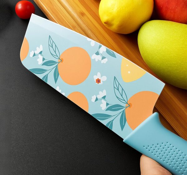 All-Purpose Kitchen Knife Set – 3-Piece Ultra-Sharp Blades with Long-Lasting Edge Retention, Anti-Slip Textured Handles