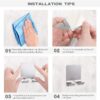 Bholu Creations Razor Holder for Shower Stainless Steel Wall Power Plug Waterproof Self Adhesive Utility Hooks for Towel Loofah Keys Kitchen and Bathroom Pack of 1