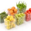Black Olive Fridge Storage Containers, Multipurpose Transparent Refrigerator Organizer, Space-saving Black Olive Fridge Storage Containers, Multipurpose Transparent Refrigerator Organizer, Space-saving BPA Free Plastic Freezer Safe Kitchen Storage Containers for Vegetables & Fruits (4Pcs)