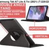 CEDO-Samsung-Tab-A7-Lite-8.7-inch-Flip-Cover-Leather-Finish-360-Degree-Rotate-Back-Cover-Shockproof-Back-Cover-Case-for-Samsung-Galaxy-Tab-A7-Lite-8.7-inch-2021-SM-T220-T225-Black.jpg CEDO Samsung Tab A7 Lite (8.7 inch) Flip Cover | Leather Finish | 360 Degree Rotate Back Cover | Shockproof Back Cover Case for Samsung Galaxy Tab A7 Lite (8.7 inch) (2021) SM-T220 / T225 (Black)