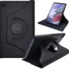 CEDO Samsung Tab A7 Lite (8.7 inch) Flip Cover | CEDO Samsung Tab A7 Lite (8.7 inch) Flip Cover | Leather Finish | 360 Degree Rotate Back Cover | Shockproof Back Cover Case for Samsung Galaxy Tab A7 Lite (8.7 inch) (2021) SM-T220 / T225 (Black)