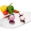 Clazkit-Ovel-Stainless-Steel-Chopping-Cutting-Board-VegetableFruitBread-Meat-Durable-Safe-Heavy-Duty405-X-255-X-1mm.jpg Clazkit Ovel Stainless Steel Chopping Cutting Board Vegetable,Fruit,Bread & Meat Durable Safe & Heavy Duty(405 X 255 X 1mm)