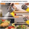 Costop Professional 500ml Glass Oil Sprayer - 3-in-1 Kitchen Tool: Fine Mist, Stream & Pour | Leak-Proof Design for Air Fryer, BBQ & Cooking | BPA-Free