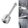 DONDA Stainless Steel 360 Degree Flexible Rotating 2 Modes Water DONDA Stainless Steel 360 Degree Flexible Rotating 2 Modes Water Saving Faucet, Silver, Painted Finish