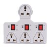 Digiway 4 Universal Socket 3 Switch Multi Plug Extension Board/Multiplug