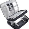 Electronics Accessories Organizer Bag, Universal Carry Travel Gadget Bag for Electronics Accessories Organizer Bag, Universal Carry Travel Gadget Bag for Cables, Plug and More, Perfect Size Fits for Pad Phone Charger Hard Disk