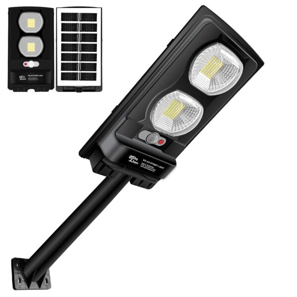 Epyz Solar Light Outdoor 108 Bright White LEDs Light 1 Lighting Modes, Adjustable Solar Panel. Wired Security Solar Powered Lights for Outside Yard [ Cold White Light, Pack of 1 ]